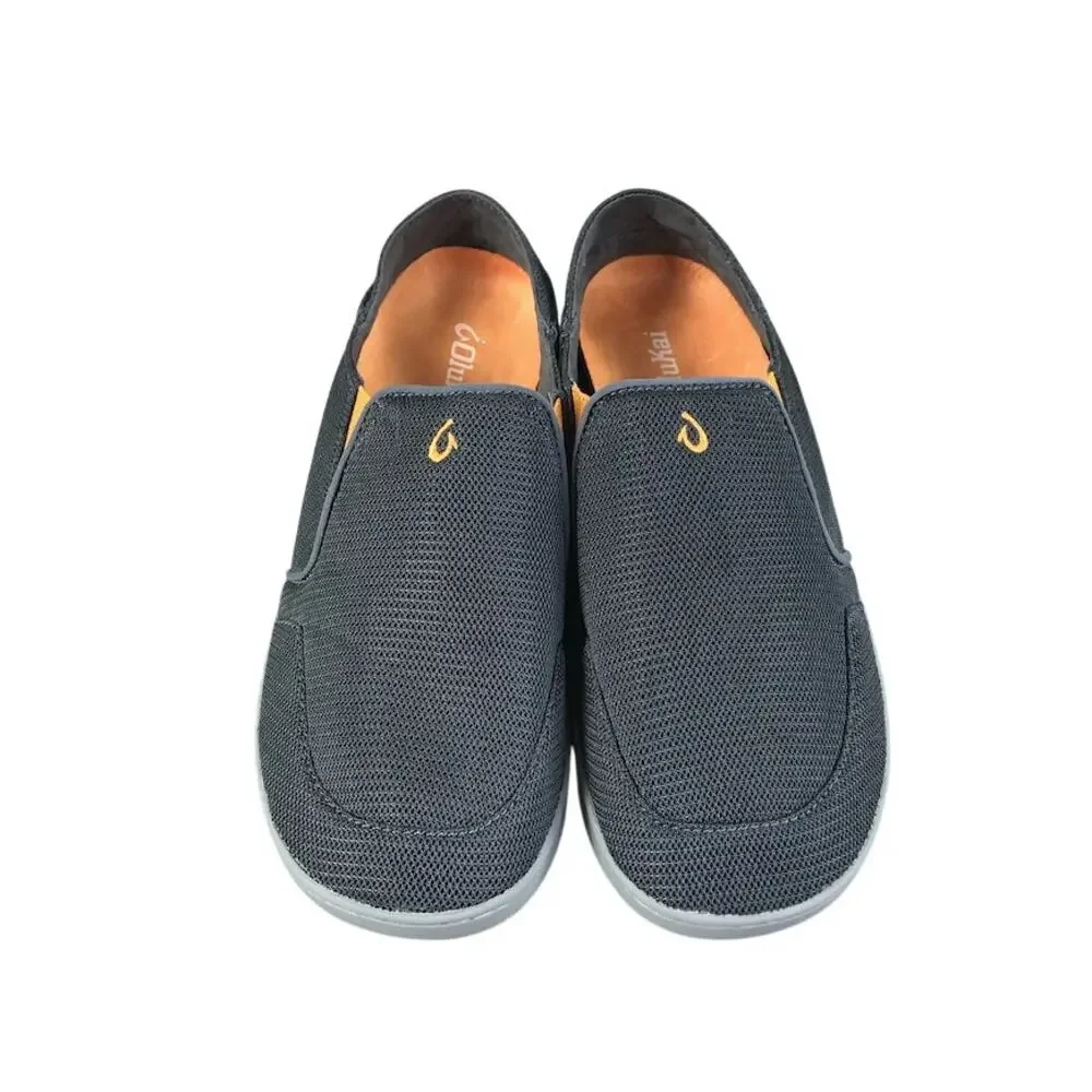 OLUKAI Nohea Mesh Slip-On Convertible Shoe Men 10.5 Gray Everyday Travel Comfort - Picture 3 of 10